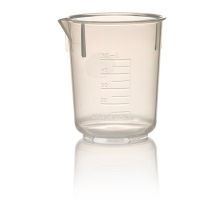 Nalgene Economy Polypropylene Griffin Low-Form Plastic Beakers, 50 mL - Natural translucent (Case of 12)