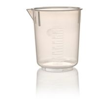 Nalgene Economy Polypropylene Griffin Low-Form Plastic Beakers, 150 mL - Natural translucent (Case of 12)