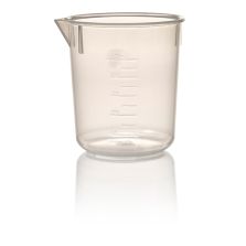 Nalgene Economy Polypropylene Griffin Low-Form Plastic Beakers, 250 mL - Natural translucent (Case of 6)