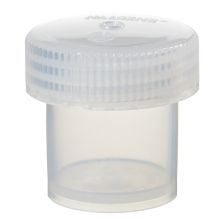 Thermo Scientific 2118-0001 Nalgene Wide-Mouth Straight-Sided PPCO Jars with Closure, 30 mL - Translucent (Case of 72)