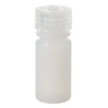 Thermo Scientific 312002-9125 Nalgene Natural HDPE Diagnostic Bottles with Closure: Bulk Pack, 4 mL - Translucent (Case of 2000)