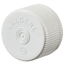 Nalgene Lined HDPE Serum Vial Closure for Continuous-Thread Vials: Nonsterile