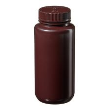 Thermo Scientific DS2185-0016 Nalgene Wide-Mouth Amber HDPE Economy Bottles with Closure, 500 mL - Amber (Case of 48)