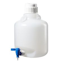 Thermo Scientific 2319-0020 Nalgene Polypropylene, Carboy with Spigot - 2.6 gal. / 10 L (6/Cs.)