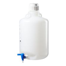 Thermo Scientific 2319-0050 Nalgene Polypropylene, Carboy with Spigot - 5.3 gal. / 20 L (4/Cs.)