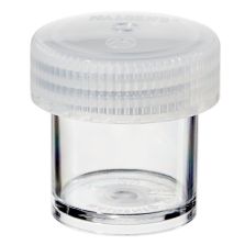 Thermo Scientific 2116-0030 Nalgene Straight-Sided Wide-Mouth Polycarbonate Jars with Closure, 30 mL - Clear (Case of 48)