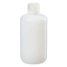 Thermo Scientific 2099-0008 Nalgene Narrow-Mouth HDPE IP2 Bottles, 250 mL - Translucent (Case of 72)