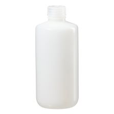 Thermo Scientific 2099-0016 Nalgene Narrow-Mouth HDPE IP2 Bottles, 500 mL - Translucent (Case of 48)