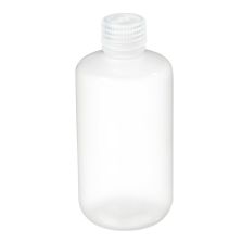 Thermo Scientific 312006-0008 Nalgene Boston Round Narrow-Mouth Natural PPCO Bottles with Closure: Bulk Pack, 250 mL - Natural (Case of 250)