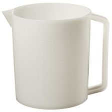 Nalgene Graduated HDPE Plastic Beakers with Handles, 3000 mL - Natural translucent (Case of 6)