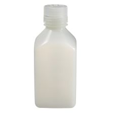 Thermo Scientific 312018-0500 Nalgene Square HDPE Graduated Bottles with Closure: Bulk Pack, 500 mL - Translucent (Case of 125)