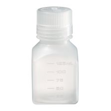 Thermo Scientific 2016-0125 Nalgene Square Narrow-Mouth PPCO Bottles with Closure, 125 mL - Translucent (Case of 72)