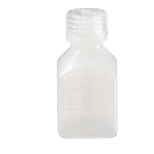 Thermo Scientific 2018-0060 Nalgene Square Narrow-Mouth HDPE Bottles with Closure, 60 mL - Translucent (Case of 72)