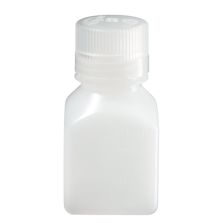 Thermo Scientific 312018-0125 Nalgene Square HDPE Graduated Bottles with Closure: Bulk Pack, 125 mL - Translucent (Case of 250)