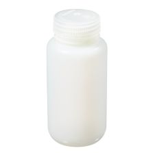Thermo Scientific 2197-0008 Nalgene Fluorinated Wide-Mouth HDPE Bottles With Closure, 250 mL - Translucent (Case of 72)
