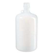 Thermo Scientific 2202-0010 Nalgene Large Narrow-Mouth LDPE Bottles, 4 L - Translucent (Case of 6)