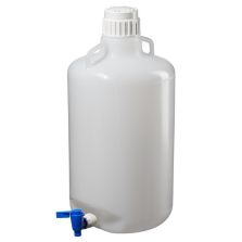 Thermo Scientific 2318-0065 Nalgene LDPE, Round Carboy with Spigot - 6.6 gal. / 25 L