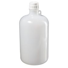 Thermo Scientific 2202-0020 Nalgene Large Narrow-Mouth LDPE Bottles, 8 L - Translucent (Case of 6)