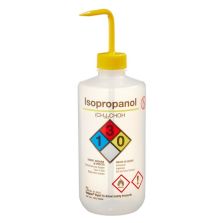 Thermo Scientific 2425-0504 Nalgene Narrow-Mouth Right-to-Know LDPE Wash Bottles, 500 mL - Natural (Case of 24)