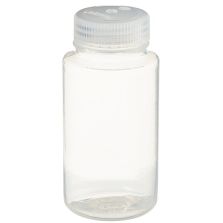 Thermo Scientific 2107-0008 Nalgene Wide-Mouth PMP Bottles with Closure, 250 mL - Clear (Case of 24)