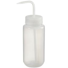 Thermo Scientific 2407-0500 Nalgene Wide-Mouth LDPE Wash Bottles, 500 mL - Translucent (Case of 24)
