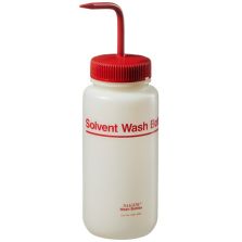 Thermo Scientific 2421-0500 Nalgene Fluorinated HDPE Solvent Wash Bottle, 500 mL - Translucent (Case of 24)