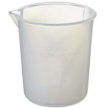 Nalgene Griffin Low-Form PFA Plastic Beakers, 50 mL - Natural translucent (Case of 6)