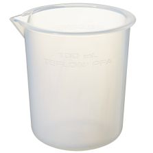 Nalgene Griffin Low-Form PFA Plastic Beakers, 100 mL - Natural translucent (Case of 6)