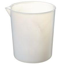 Nalgene Griffin Low-Form PFA Plastic Beakers, 1000 mL - Natural translucent (Case of 4)