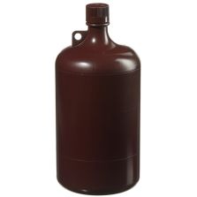  2204-0010 Nalgene Large Narrow-Mouth Amber Bottles, - ()