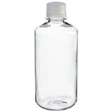 Thermo Scientific 2205-0032 Nalgene Narrow-Mouth Polycarbonate Bottles With Closure, 1 L - Clear (Case of 24)