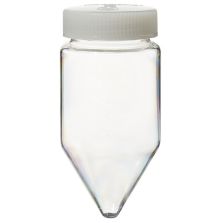 Thermo Scientific 3145-0175 Nalgene Conical-Bottom Polystyrene Centrifuge Bottle, 175 mL - Clear (Case of 48)