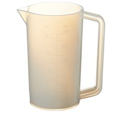 Nalgene PFA Graduated Plastic Beakers with Handles, 1000 mL - Natural translucent (Each)
