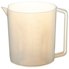 Nalgene PFA Graduated Plastic Beakers with Handles, 3000 mL - Natural translucent (Each)