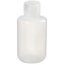 Thermo Scientific 382003-0004 Nalgene LDPE Low Particulate/Low Metals Bottles with Closure, 125 mL - Translucent (Case of 72)