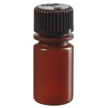 Thermo Scientific 312084-9050 Nalgene Translucent Amber HDPE Diagnostic Bottles with Closure: Bulk Pack, 15 mL - Translucent Amber (Case of 2000)