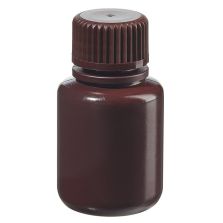 Thermo Scientific 312085-0001 Nalgene Narrow-Mouth Opaque Amber HDPE Packaging Bottles with Closure: Bulk Pack, 30 mL - Opaque Amber (Case of 1000)