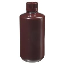 Thermo Scientific 312085-0032 Nalgene Narrow-Mouth Opaque Amber HDPE Packaging Bottles with Closure: Bulk Pack, 1000 mL - Opaque Amber (Case of 50)