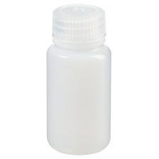 Thermo Scientific 312189-0002 Nalgene Wide-Mouth HDPE Packaging Bottles with Closure: Bulk Pack, 60 mL - Translucent (Case of 1000)