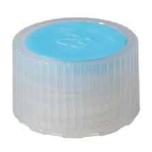 Nalgene HDPE High Profile Closures with Color Coders for Micro Packaging Vials: Sterile, Bulk Pack
