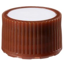 Nalgene Amber PPCO High Profile Closures with Color Coders for Micro Packaging Vials: Nonsterile