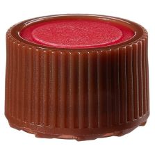 Nalgene PPCO Amber High Profile Closures with Color Coders for Micro Packaging Vials: Sterile, Bulk Pack