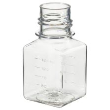  342044-0125 Nalgene Square PET Media Bottles Without Closure: Sterile, Shrink-Wrapped Trays, - ()