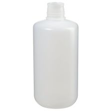 Thermo Scientific 362089-0032 Nalgene Narrow-Mouth HDPE Packaging Bottles without Closure: Bulk Pack, 1000 mL - Translucent (Case of 50)
