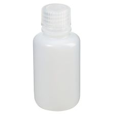 Thermo Scientific 322089-0002 Nalgene Narrow-Mouth HDPE Bottles with Closure: Shrink-Wrapped Trays, 60 mL - Natural (Case of 1050)