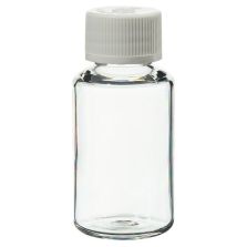 Thermo Scientific 342035-0020 Nalgene Clear PETG Diagnostic Bottles With Closure: Sterile, Bulk Pack, 20 mL - Clear (Case of 500)