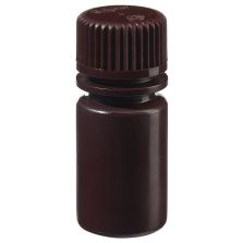 Thermo Scientific 322004-9050 Nalgene Opaque Amber HDPE Diagnostic Bottles with Closure: Nonsterile, in Tray Pack, 15 mL - Opaque Amber (Case of 1500)