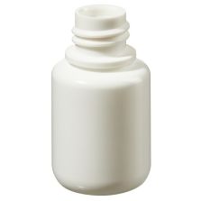 Thermo Scientific 362008-0001 Nalgene Boston Round Opaque White HDPE Bottles without Closure: Bulk Pack, 30 mL - Opaque White (Case of 1000)