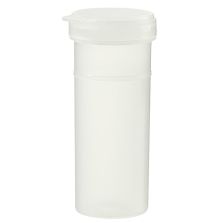 Capitol Vial Flip-Top Polypropylene Containers