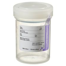 Samco Wide-Mouth Bio-Tite 120mL (4 Oz.) 53mm Specimen Containers